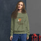 Pumpkin Spice and Everything Christ Unisex Sweatshirt in military green