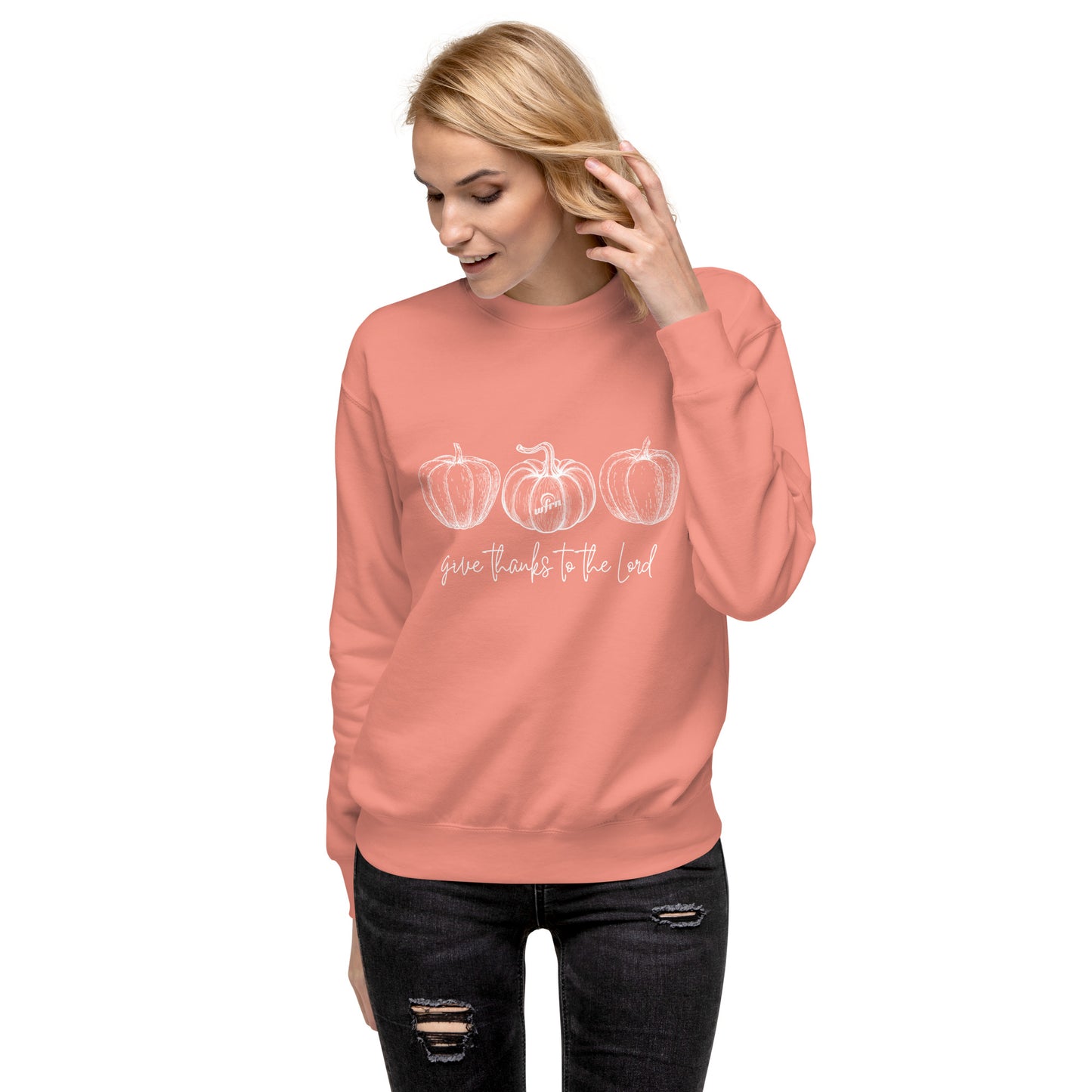 "Give Thanks to the Lord" Unisex Premium Sweatshirt