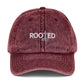 Rooted in Christ Vintage Cotton Twill Cap for Everyday Style and Wear