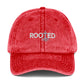 Rooted in Christ Vintage Cotton Twill Cap for Everyday Style and Wear