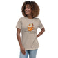 Pumpkin Spice & Jesus Christ Women's Relaxed T-Shirt in heather stone