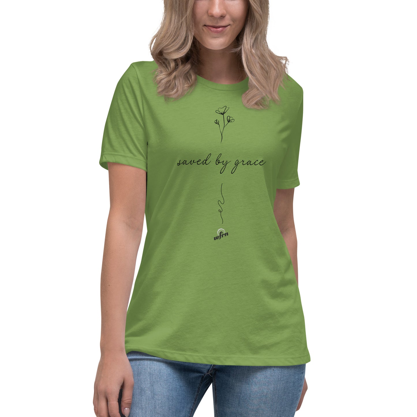 Women's 'Saved By Grace' Relaxed T-Shirt