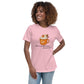 Pumpkin Spice & Jesus Christ Women's Relaxed T-Shirt in pink