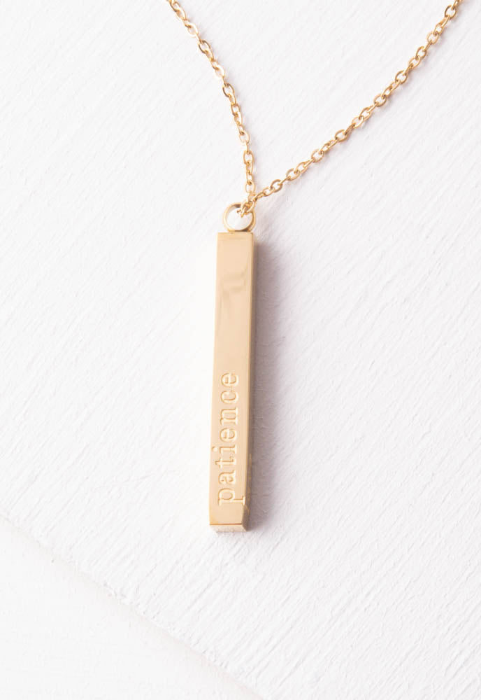 Strength Bar Necklace by Starfish Project