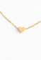 Forever In My Heart Necklace Set in Gold by Starfish Project