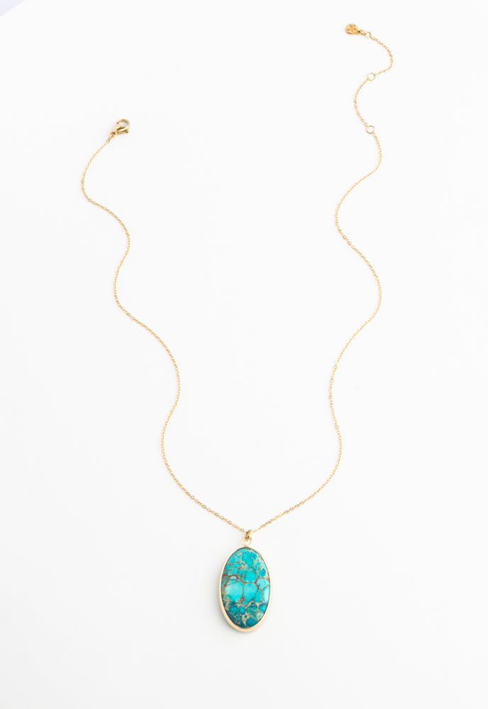 Tranquil Emperor Stone Necklace by Starfish Project