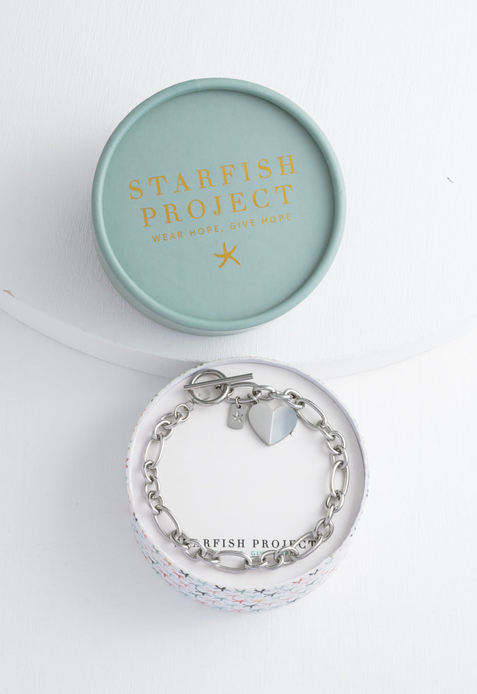 Give Hope Bracelet in Silver by Starfish Project