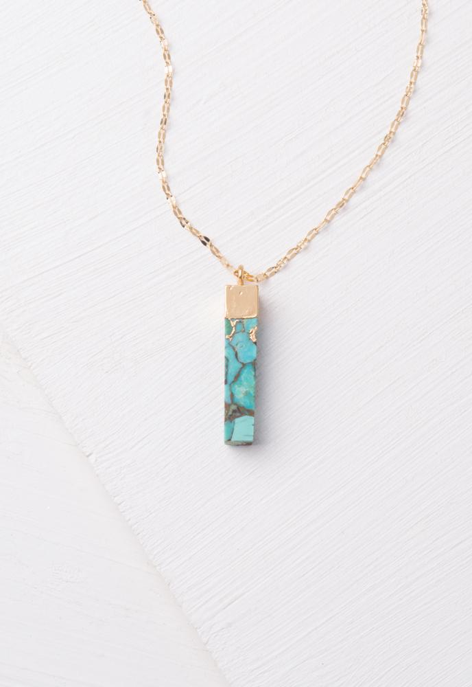Brayden Turquoise Pendant Necklace by Starfish Project