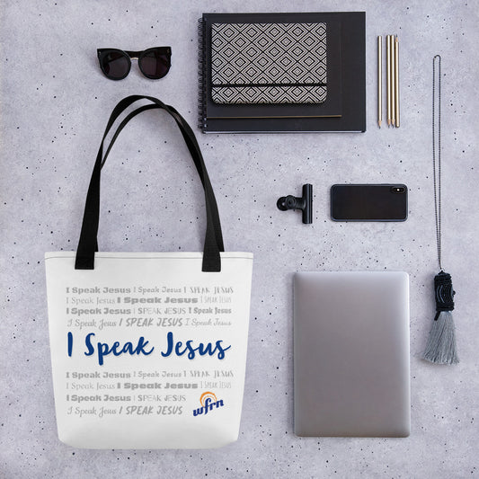 I Speak Jesus Tote