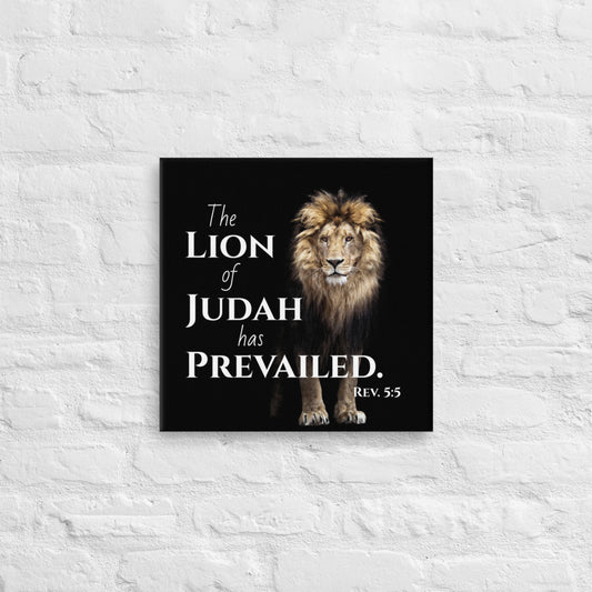 Revelation 5:5 canvas wall art 16x16