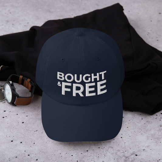 Bought & Free Hat in navy