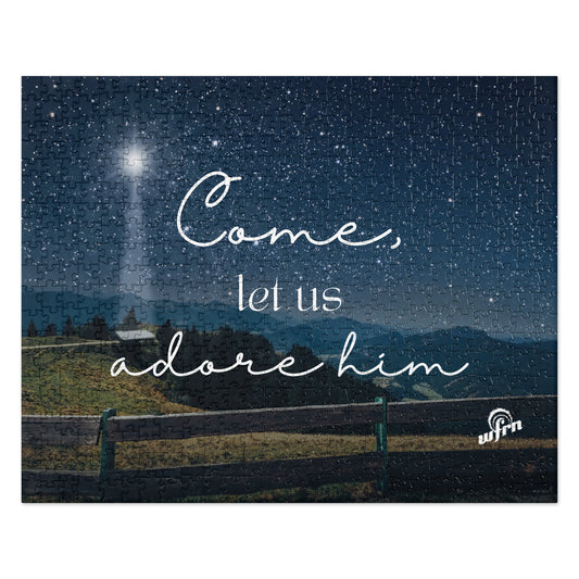 "Come Let Us Adore Him" Christmas 520 pc Puzzle