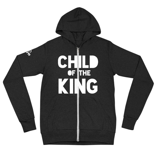 Child of the King Adult Hoodie in charcoal black