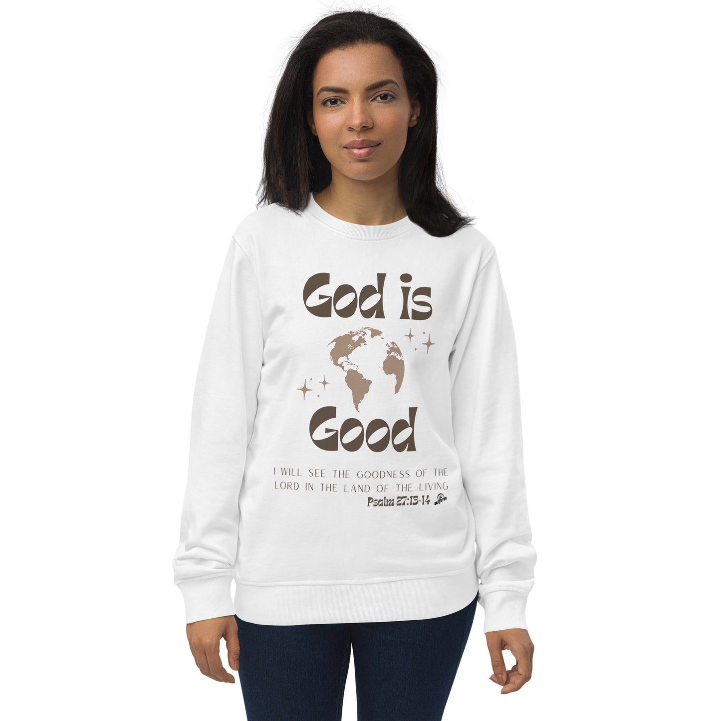 'God is Good' Unisex organic sweatshirt