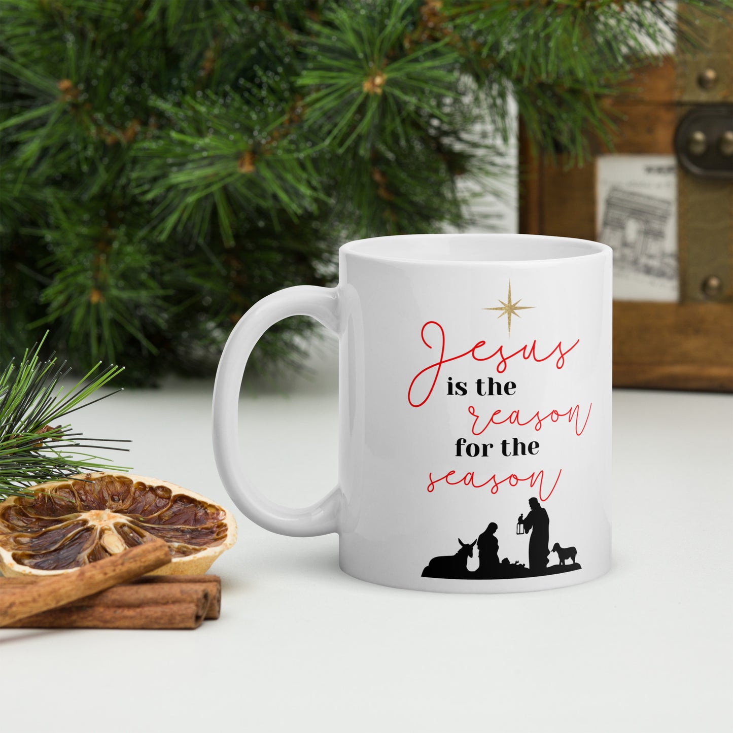 Jesus is the Reason Christmas Mug