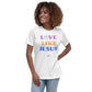 'Love Like Jesus' Smiley Women's Relaxed T-Shirt